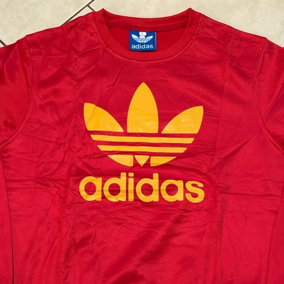 Adidas Big Logo Printed Casual Sweatshirt , Unisex - Picture 1 of 10
